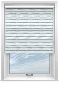 Ombre Stripes, Sky - Roller Blind